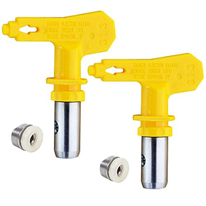 2 Pack Reversible Spray Tips for Airless Paint Sprayer (315) - size: 315*2
