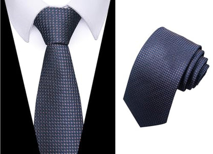 joy alice Tie For Men 6 PCS Necktie Woven Jacquard Neck Ties Set Neck Ties - color: Yellow Green Greenblue Champagne