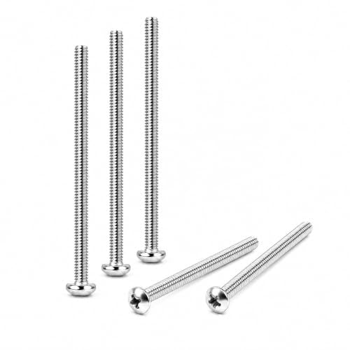 30PCS #6-32 x 2 Machine Screws, Phillips Pan Head, 304 Stainless Steel - size: #6-32x2"