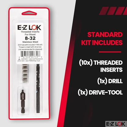 E-Z LOK 400-008-CRThread Thread Repair Kit, 400-008 - size: 8-32