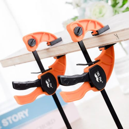 Mr. Pen- Bar Clamps for Woodworking, 6", 2 Pack, Orange - style: 6 Inch