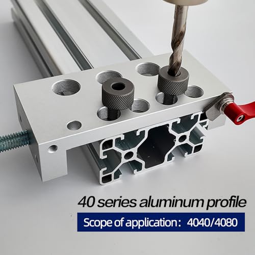 Aluminum Profile Drill Guide Access Hole Drill Jig,Portable Drilling Guide, Craftsman Tool Accessory
