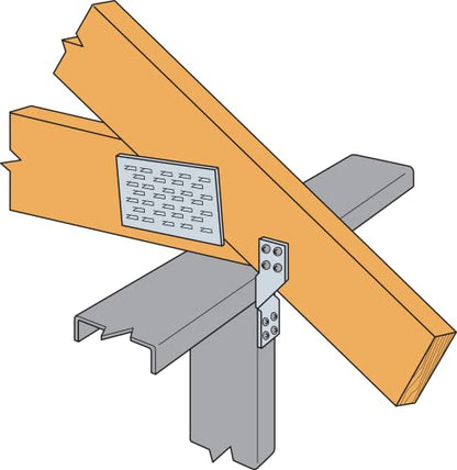 Simpson Strong-Tie H3 H3 18-Gauge Galvanized Hurricane Tie - size: 1 Each
