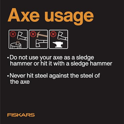 Fiskars X27 Super Splitting Axe 36", for Taller Users on Large Logs - style: 36" Splitting Axe