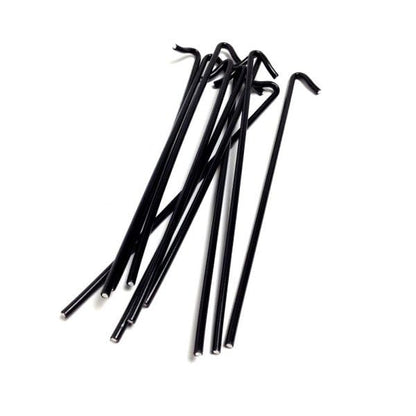 9 Gauge Heavy Duty Fence Ties - Hooked Aluminum Wire Ties for Black Chain Link Fence - Ties Chain Link Fence Wire to Posts and Rails(Black Coated Aluminum, 6-1/2" - 50 Pack) - color: Black Coated Aluminum, size: 6-1/2" - 50 Pack
