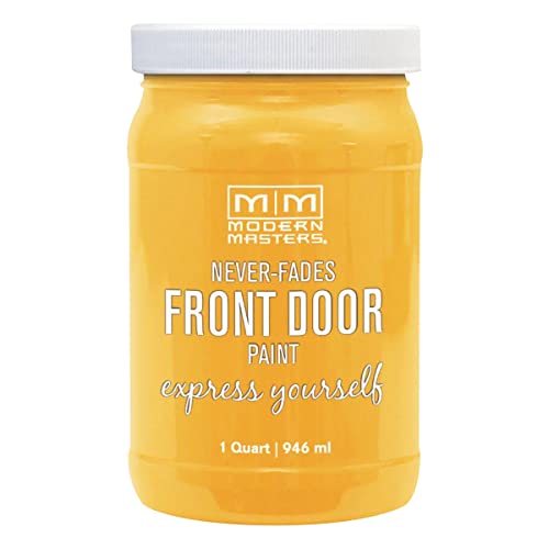 Modern Masters 275273 Front Door Paint, Quart, Satin Happy - color: Satin Happy