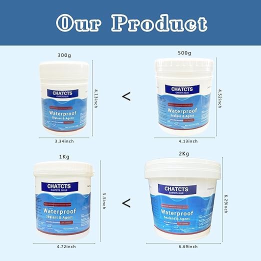 Waterproof Glue,Invisible Agent,Strong Transparent Sealant(0.3, Kilograms)