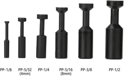 60 Pcs Push to Connect Fittings, Cap Style Pneumatic Blanking Plugs, Push-to-Connect Fitting Plug, Fittings for 1/8 5/32 1/4 5/16 3/8 1/2 Inner Dia Tube Connect - style: Air Plug Fittings(60pcs)
