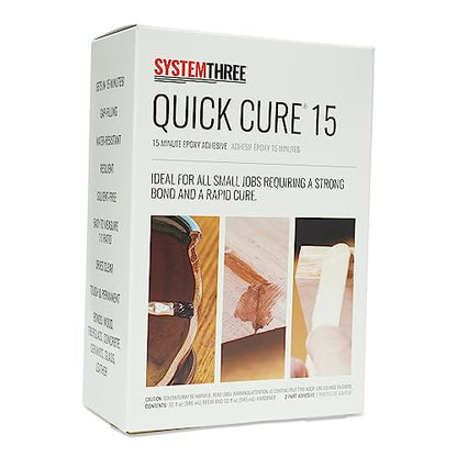 System Three Quick Cure 15 Epoxy Adhesive, 1/2 Gallon Kit - size: 1/2 Gallon