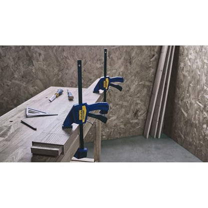 IRWINQUICK-GRIPOne-Handed Bar Clamp, Medium-Duty, 12", 1964718 - size: 12 inch, style: 12 Inch