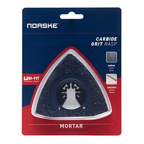 Norske Tools NOTP231 Triangle Carbide Rasp Oscillating Multi Tool Accessory - style: Carbide Rasp