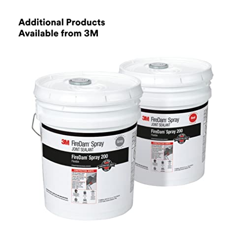3M FireDam Spray 200, Gray, 5 Gallon (Pail), Drum - color: Gray