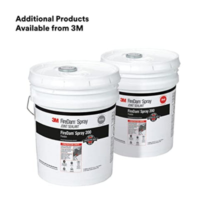 3M FireDam Spray 200, Gray, 5 Gallon (Pail), Drum - color: Gray