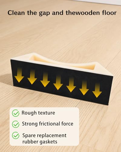 Floor Gap Fixer Tool Kit with Rubber Mallet & Nylon Tapping Block, Flooring Installation and Repair Tools for LVP, Vinyl, Laminate, Wood and Hardwood Plank Floors