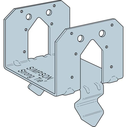 Simpson Strong-Tie PB66 Post Base - 5-1/2 in. x 5-1/4 in., 6x6 Nominal Post Size, Zinc Galvanized 12-Gauge Steel Construction, Supports Wood Columns for Structural Framing