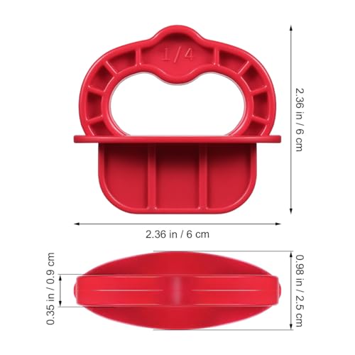 UKCOCO 12 Pack Deck Board Spacer Rings 1/4 inch Deck Spacers for Decking Board Spacers Straightening Tool Portable Alignment Rings for DIY and Contractor Installations