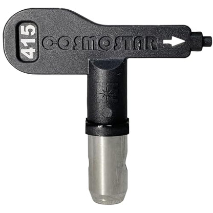 Cosmostar 415 Airless Paint Spray Tip Nozzle – Reversible, Easy Clean, Compatible with RAC IV & TRU415 Tip Guard - size: 415