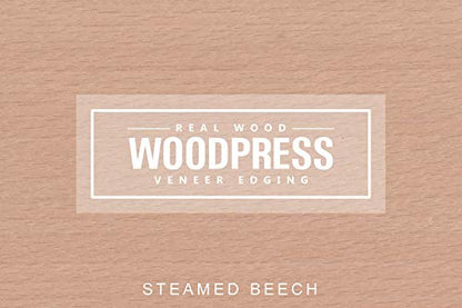 Real Beech Wood Veneer, US Letter Size, Pack of 6 Sheets - style: Beech