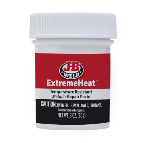 J-B Weld 37901 ExtremeHeat High Temperature Resistant Metallic Paste - 3 oz