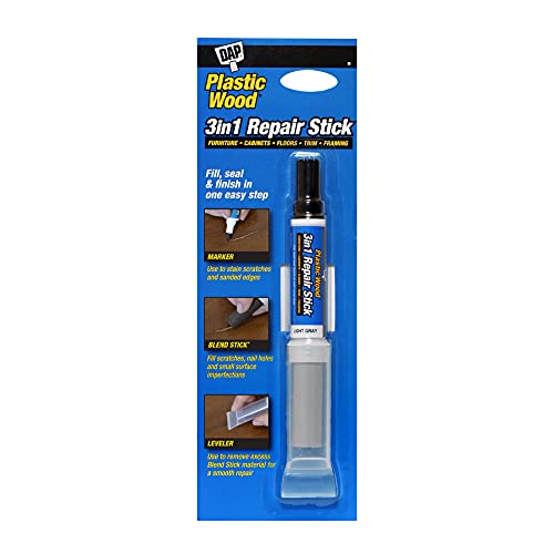 DAP Plastic Wood 3 in 1 Repair Stick, Light Gray (7079804091)