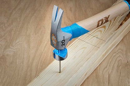 OX 20 oz Framing Hammer, Milled Face Claw Hammer, Martillos de Construccion - style: 20-oz Hammer + Grip