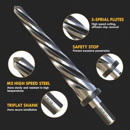 3/8" M2 HSS Bridge Construction Reamer