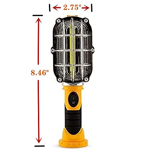 1 Pack Handy Cordless Ultra Bright LED Work Light, agnetic Base Hands Free Emergency COB Light, Indoor Outdoor Compact Light