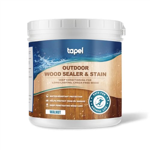 Walnut Wood Sealer and Stain - Waterproof & Wood Hardwax Oil, 1qt - color: Walnut, size: 1 Quart