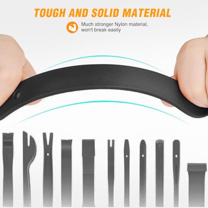 GOOACC 13PCS Nylon Trim Removal Tool Set - color: Black, size: 13Pcs