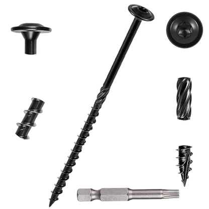 50 PCS #14 x 5” Lag Screws Heavy Duty Construction Screw - size: #14x5"