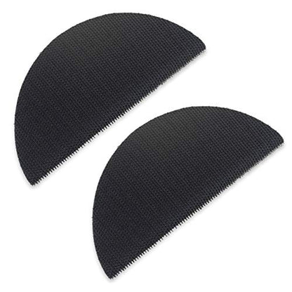 TGR Half Moon Hand Sanding Pad - Hook and Loop (2 Pack) (5 inch) - size: 5 inch