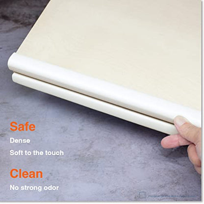 Roving Cove Furniture Edge Protector, Desk Edge Cover, Small 9ft Edge Only - color: Oyster White, size: Small 9 Foot (Pack of 1)