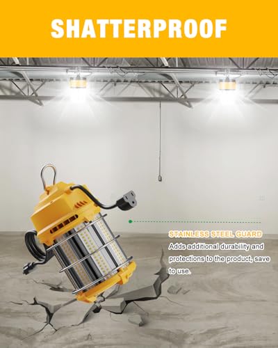 LED Temporary Work Light 100W 13000LM 5000K Construction Light - color: 100W