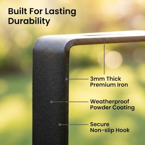Window Box Brackets Adjustable for Deck Railing