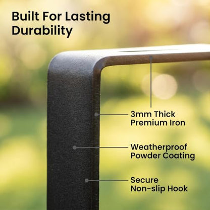 Window Box Brackets Adjustable for Deck Railing