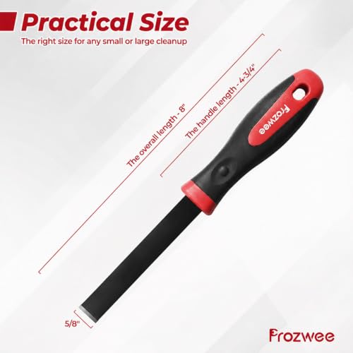 Carbide Scraper(5/8"),Super Gasket Scraper Remover,Red - size: Red-1x5/8"