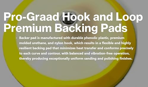 7" Premium Hook & Loop Backing Pad for Sanding & Polishing - style: 7"