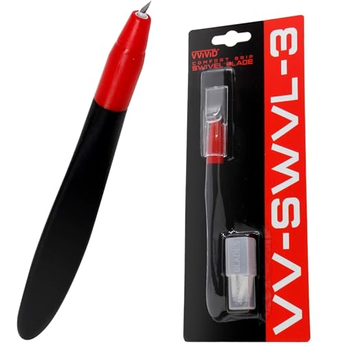 VViViD 360 Degree Comfort Grip Swivel Blade Craft Cutting Knife (2 Pack) - size: 2 pack