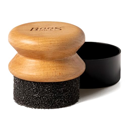 John Boos Butcher Block Oil & Cream Applicator, 1 count, Beechwood - style: Applicator Beechwood