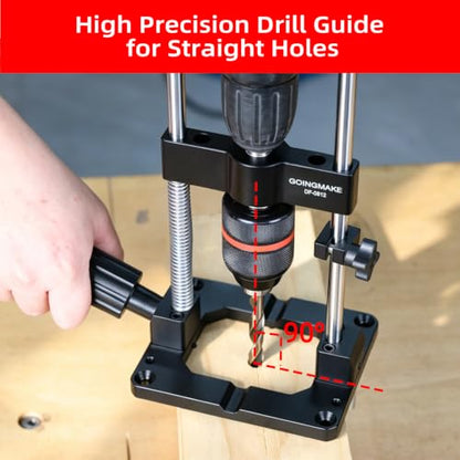 GOINGMAKE Drill Guide for Straight Holes, Portable Drill Guide