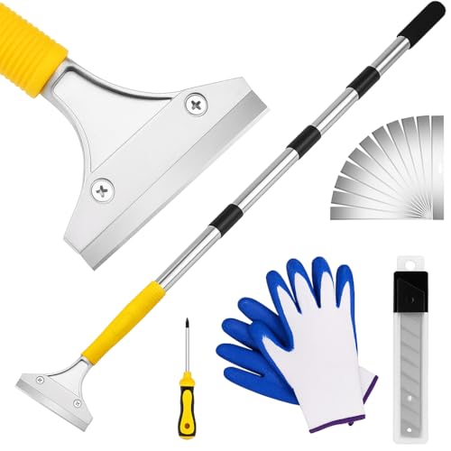 DIYSELF Scraper Tool 5.4 ft (65 in), Adjustable Floor Scraper