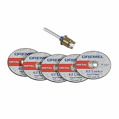 Dremel EZ406-02 EZ-Lock Starter Kit with Rotary Tool Cutting Wheels - size: 1-Pack