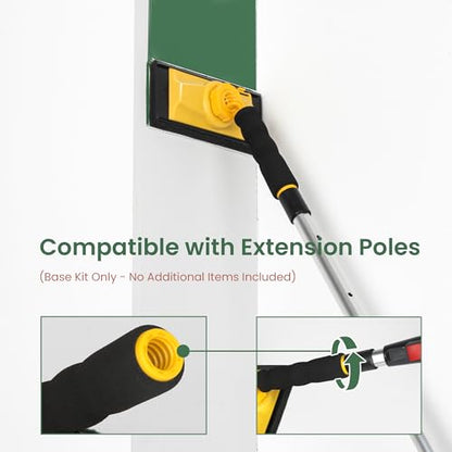 VOOMEY Paint Pad with 5pcs Replacement Pad Refills - color: Rotation Handle Paint Edger with 5pcs Replace Pads (9")