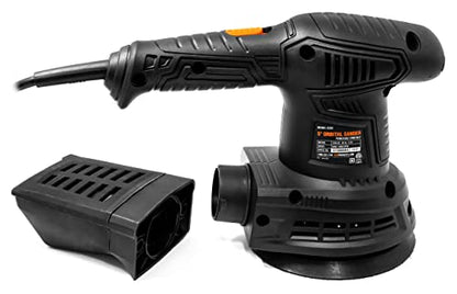 WEN 6305 3.7-Amp 5-Inch Variable Speed Random Orbit Rotary Sander, Black - size: Rotary Sander, Corded