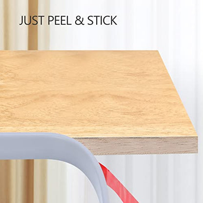 16 ft Flexible Self Adhesive Veneer Edge Banding Peel and Stick Edge Trim Guards (Gray, 3/4 inch) - color: Gray