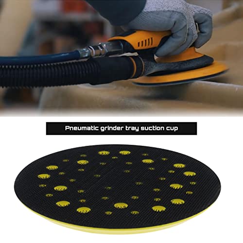 125mm 5 Inch Backing Pad Compatible with Mirka Ceros/Deros 44 Holes 5/16 Thread Attachment Sander Hook & Loop Backing Pad Power Tool Accessories