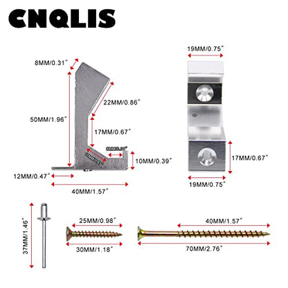 CNQLIS Squeaky Floor Repair Kit – with Holes, 12Pcs, White, 5/8"+ Subfloor - color: White