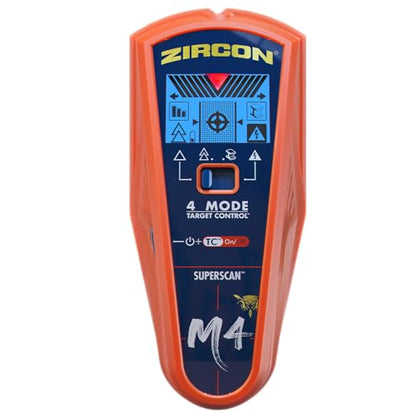 Zircon® SuperScan™ M4 Advanced Stud Finder with Metal & Live Wire Detection
