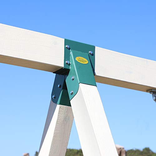 BETOOLL Swing Set Bracket with All Mounting Hardware Middle Bracket - style: Middle Bracket(Green)