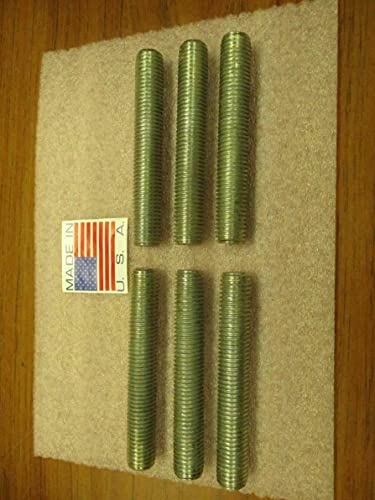 3/4-10 x 5" Fully Threaded B7 Alloy Steel Zinc Plated Studs New